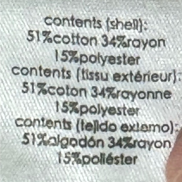 NWT Women's Danielle Bernstein Towel Terry Kick Flare Pants Taupe Size Large - Picture 13 of 13